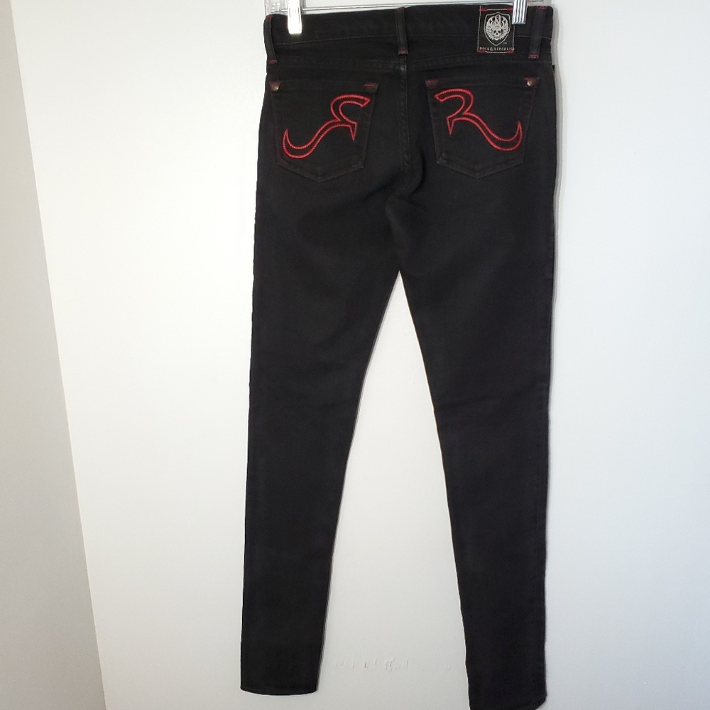 Rock & Republic Berlin Skinny Jeans Riot Black